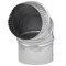 Imperial Mfg Imperial 4 in. D X 4 in. D Adjustable 90 deg Galvanized Steel Furnace Pipe Elbow GV0283-C - alternate 4